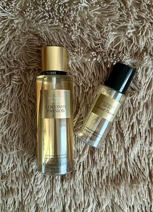 Парфумований міст victoria’s secret coconut passion, набір (250 мл та 75 мл)