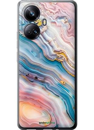 Чехол на realme 10 pro plus мрамор красивый риалми 10 про плюс