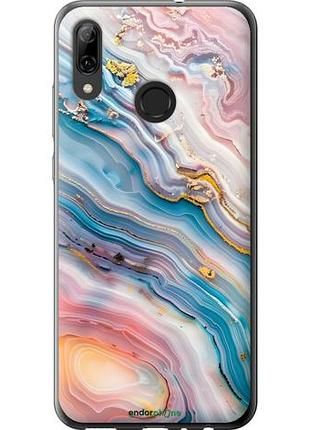 Чехол на huawei p smart 2019 мрамор красивый хуавей п смарт 2019