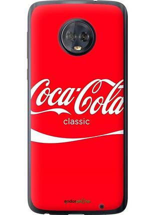 Чехол на motorola moto g6 plus кока кола моторола мото г6 плюс