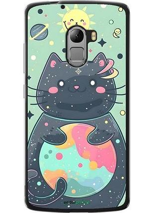 Чехол на lenovo a7010 милый котик леново а7010