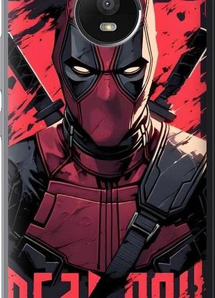 Чехол на motorola moto e4 plus дэдпул, deadpool моторола мото е4 плюс