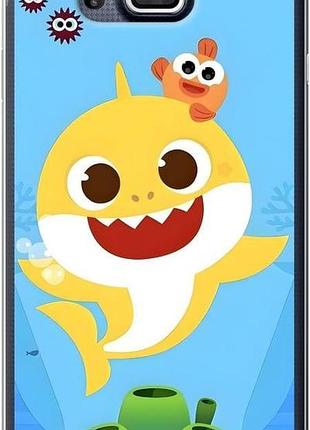 Чехол на samsung galaxy alpha g850f бейби шарк самсунг альфа г850ф