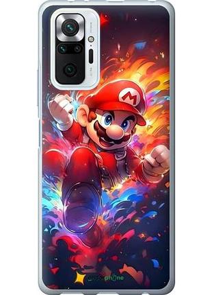 Чехол на xiaomi redmi note 10 pro супер марио сяоми редми ноут 10 про