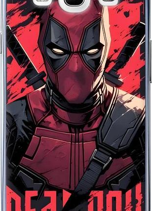 Чехол на samsung galaxy s3 duos i9300i дэдпул, deadpool самсунг с3 дуос и9300и