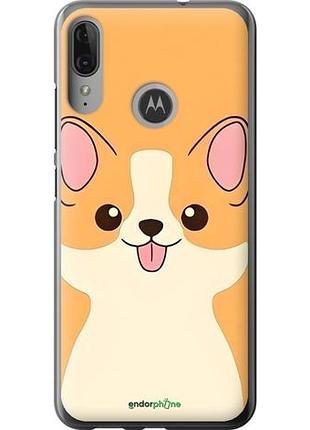 Чехол на motorola moto e6 plus милый пес моторола мото е6 плюс