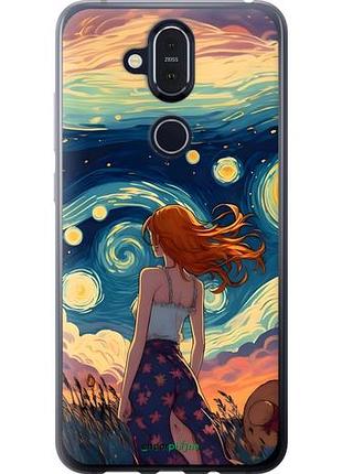 Чохол на nokia 8.1 дівчина арт