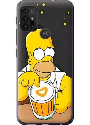 Чехол на motorola moto g30 гомер пиво моторола мото г30