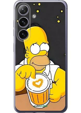 Чехол на samsung galaxy s24 plus гомер пиво