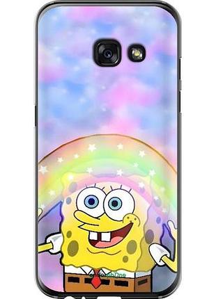 Чехол на samsung galaxy a3 (2017) спанч боб, sponge bob самсунг а3 (2017)