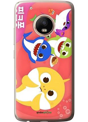 Чехол на motorola moto g5 plus бейби шаркс моторола мото г5 плюс