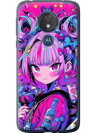 Чехол на motorola moto g7 power аниме милаха моторола мото г7 повер