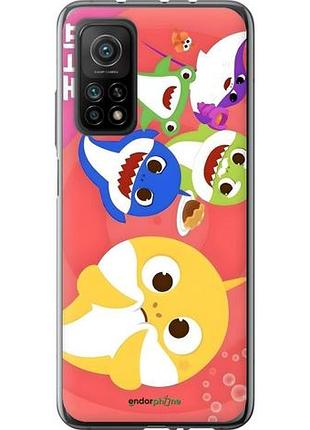 Чехол на xiaomi mi 10t pro бейби шаркс сяоми ми 10т про