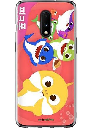 Чехол на oneplus 7 бейби шаркс 1+ 7