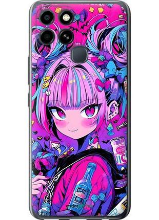 Чехол на infinix smart 6 аниме милаха инфикс смарт 6