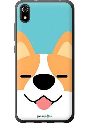 Чехол на xiaomi redmi 7a забавный корги сяоми редми 7а