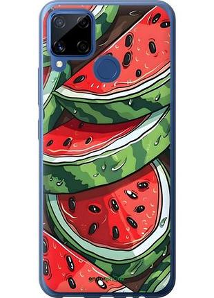 Чехол на realme c15 арбуз