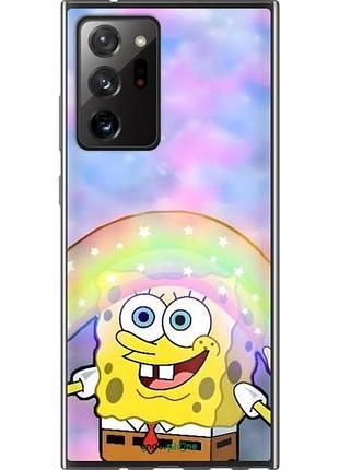 Чехол на samsung galaxy note 20 ultra спанч боб, sponge bob самсунг ноут 20 ультра