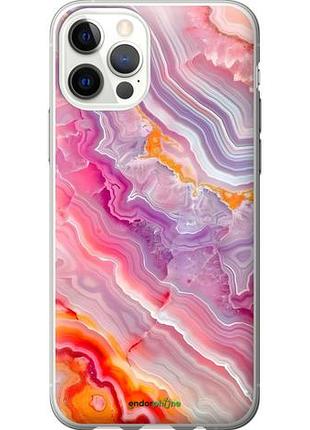 Чехол на iphone 12 мрамор 2