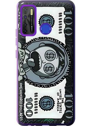 Чехол на tecno camon 15 морти 100 текно камон 15