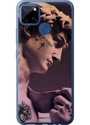 Чехол на realme c12 давид тату риалми с12