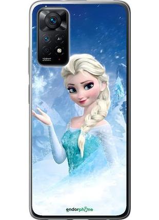 Чехол на xiaomi redmi note 11 эльза сяоми редми ноут 11
