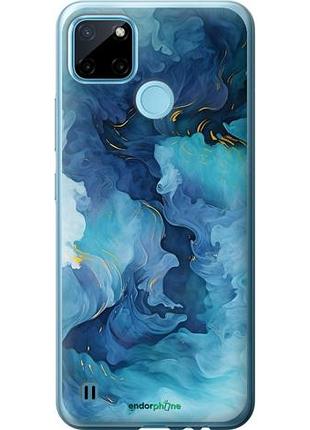 Чехол на realme c21y акварель риалми с21у