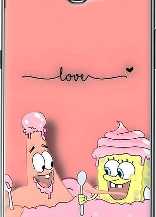 Чехол на samsung galaxy note 2 n7100 спанч боб, sponge bob самсунг ноут 2 н7100