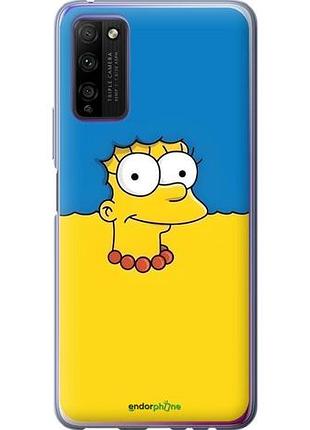 Чехол на huawei honor 30 lite мардж флаг украины хуавей хонор 30 лайт