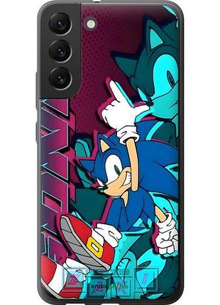 Чехол на samsung galaxy s22 plus соник sonic самсунг с22 плюс