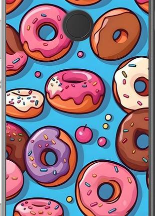 Чехол на sony xperia xa2 h4113 пончики сони эксперия ха2 х4113