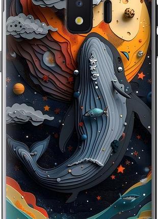 Чехол на samsung galaxy j2 core кит в космосе самсунг й2 кор