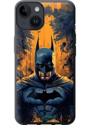 Чехол на iphone 14 бетмен, batman айфон 14