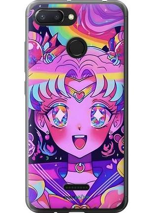 Чехол на xiaomi redmi 6 сейлор мун 3 сяоми редми 6