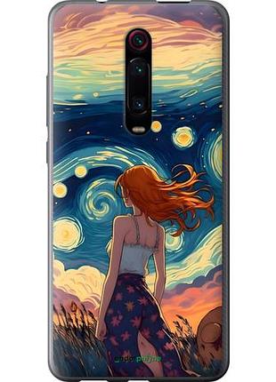 Чехол на xiaomi mi 9t девушка арт сяоми ми 9т