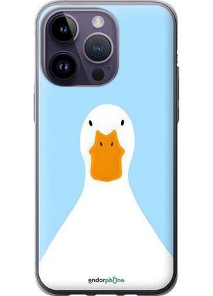 Чехол на iphone 14 pro max гусь айфон 14 про макс