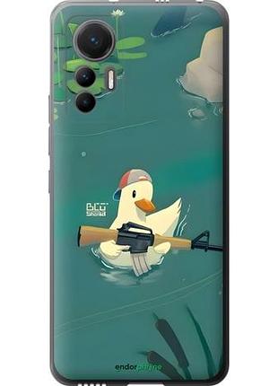Чехол на xiaomi 12 lite уточка с автоматом сяоми 12 лайт