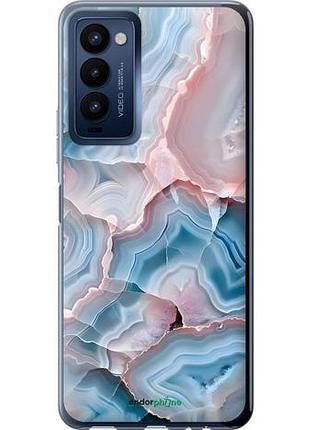 Чехол на tecno camon 18 ch6n мрамор текно камон 18 сх6n