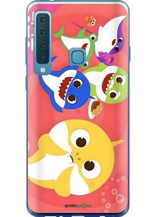Чехол на samsung galaxy a9 (2018) бейби шаркс