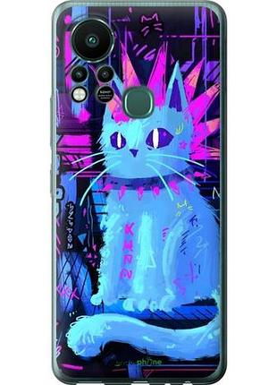 Чехол на infinix hot 11s кот панк