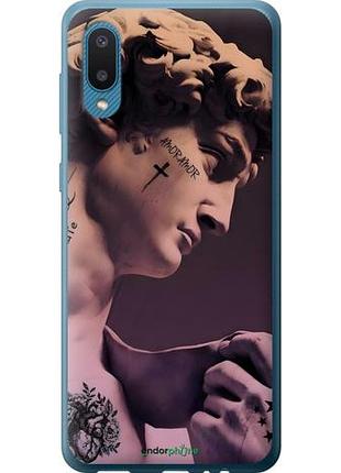 Чехол на samsung galaxy a02 a022g давид тату самсунг а02 а022г