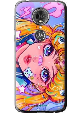 Чехол на motorola moto e5 plus сейлор мун 4 моторола мото е5 плюс