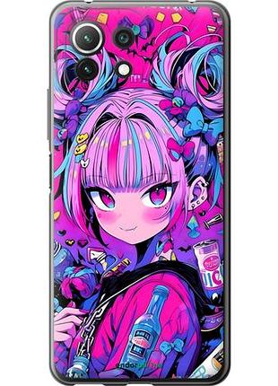 Чехол на xiaomi mi 11 lite аниме милаха сяоми ми 11 лайт