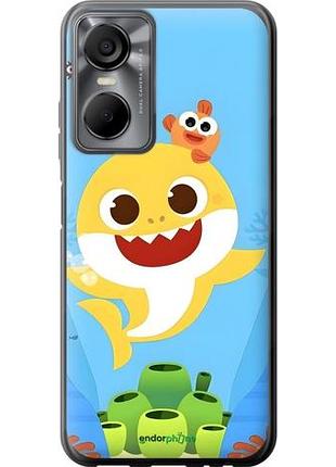 Чехол на tecno pop 6 pro be8 бейби шарк текно поп 6 про бе8