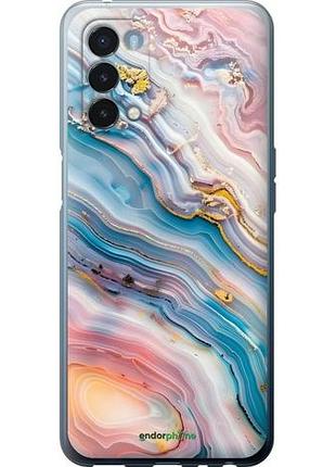 Чехол на oneplus nord n200 5g мрамор красивый 1+ норд н200 5г