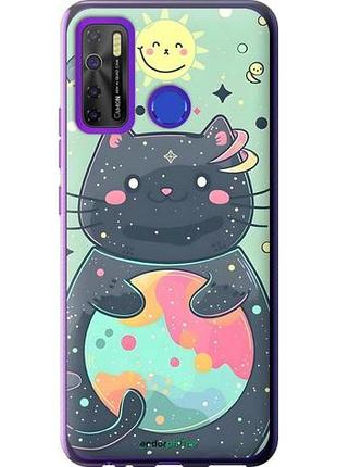 Чехол на tecno spark 5 pro kd7 милый котик текно спарк 5 про кд7