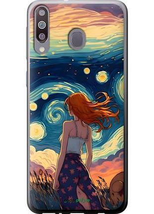 Чехол на samsung galaxy a40s a3050 девушка арт самсунг а40с а3050