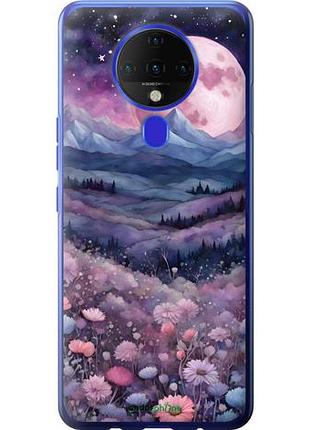 Чехол на tecno spark 6 ke7 ночь луна арт текно спарк 6 ке7