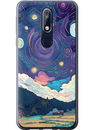 Чехол на nokia 7.1 креатинвый арт нокиа 7.1