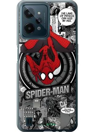 Чехол на realme c31 человек паук, spiderman риалми с31